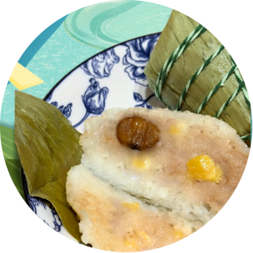 Orhhsome Orhnee Rice Dumpling (with Ginkgo & Chestnuts)